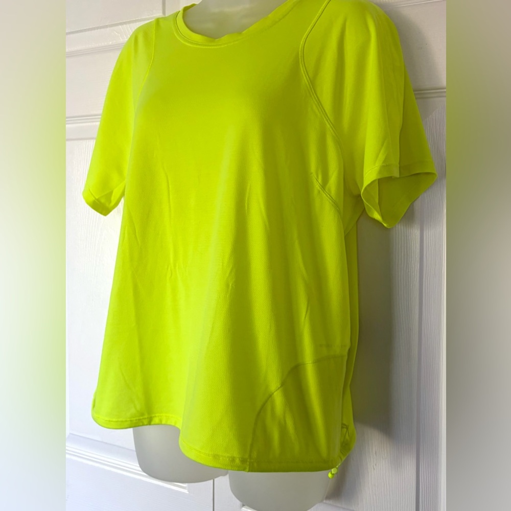 Lululemon Women’s Top Lightweight Cinched Hem Hiking T Shirt size 12 - Picture 7 of 14